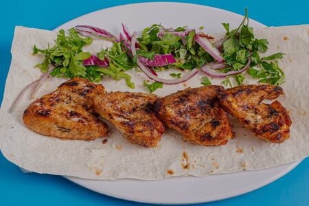 Шашлык из куриных крыльев