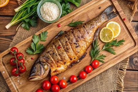 Форель гриль