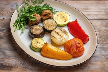 Овощи на мангале