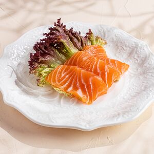 Сашими с лососем