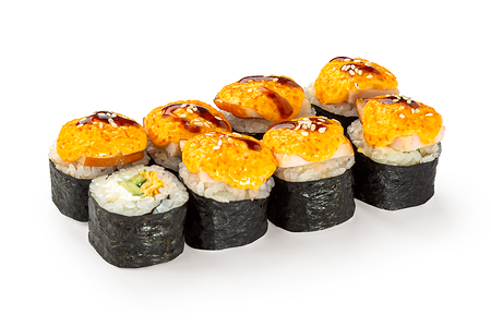 Запеченный с курицей