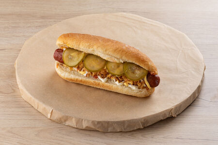 Хот-дог Датский с сосиской
