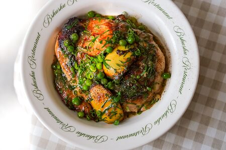 Лимонный цыпленок из печи