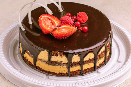 Торт Шоколадно-карамельный