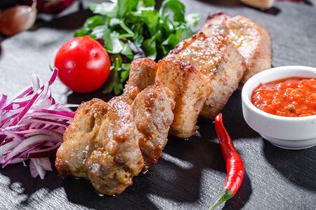 Шашлык из свиной мякоти