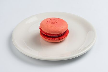 Печенье Макарон Малиновый