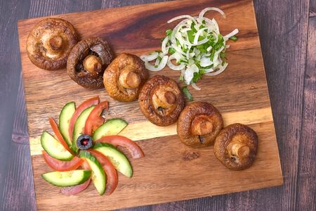 Шампиньоны на углях