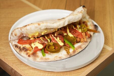 Кесадилья с ветчиной