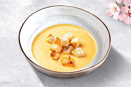 Суп Сырный с крутонами