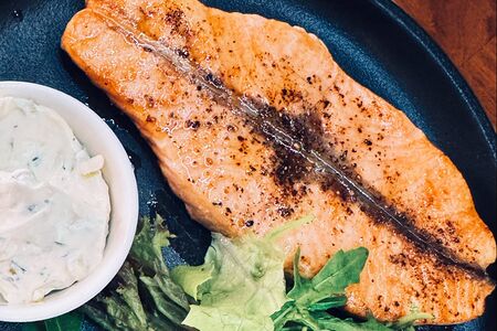 Лосось на гриле