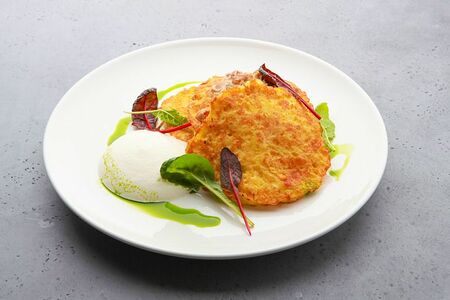 Драник с курицей