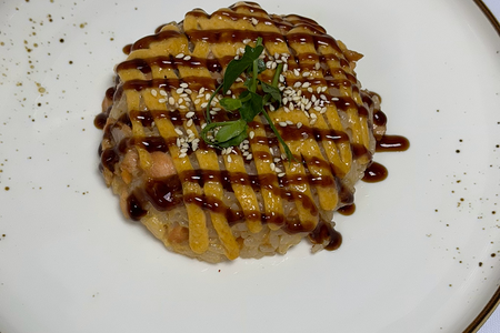 Тяхан с лососем