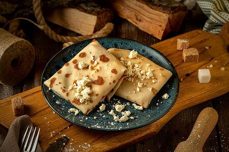 Блин с творогом