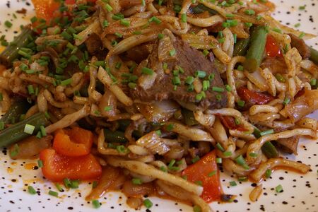 Лагман с бараниной