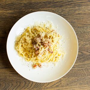 Карбонара со сливками 