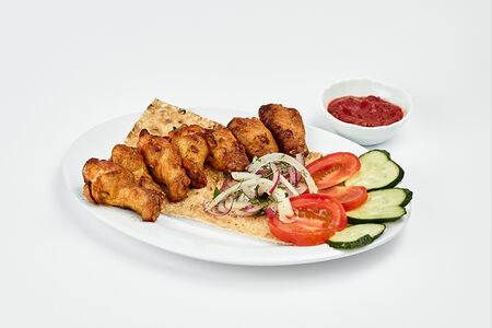 Шашлык из куриных крылышек 