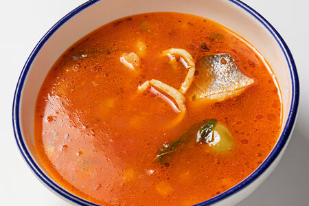 Суп с морепродуктами