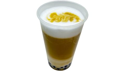 Латте карамельный с тапиокой