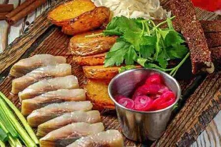 Закуска с селедочкой