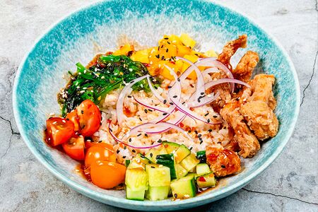 Боул с курицей карааге