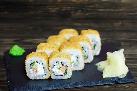 Темпура с лососем