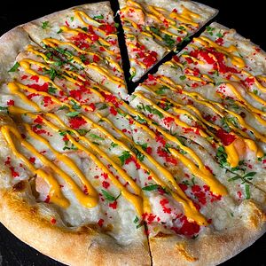 Пицца Сальмоне бьянко