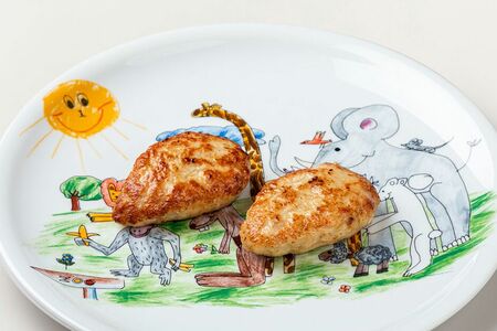 Детские котлетки из индейки