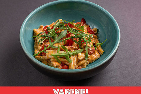 Паста казаречче с цыпленком