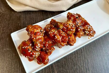 Крылья барбекю острые