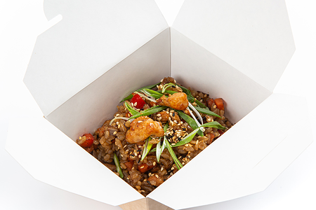 Тяхан с курицей