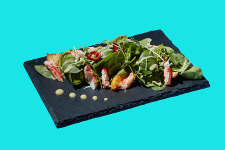 Салат картофельный с крабом