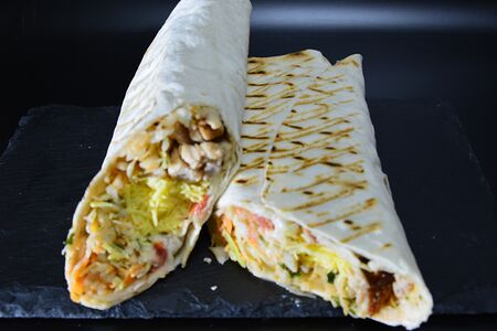 Со свининой и сыром