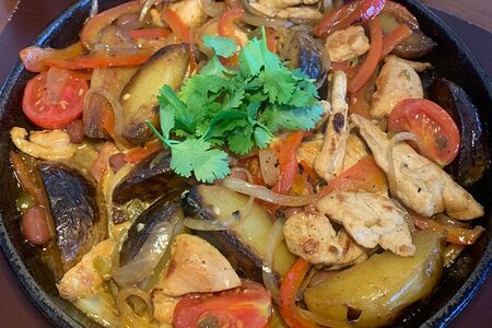 Фахитас с цыпленком