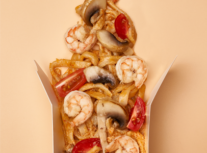 Том ям с креветками