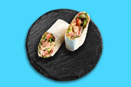 Шаверма мини с креветкой