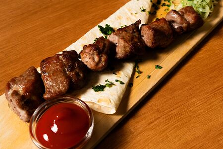 Шашлык из свиной шеи