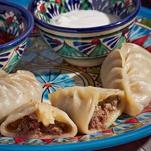 Манты с ягненком (3 шт.)