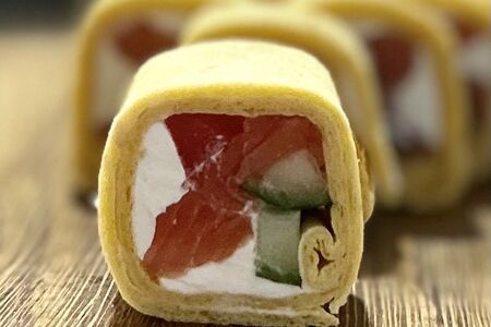 Тортилья с лососем