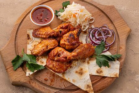 Шашлык из куриных крыльев