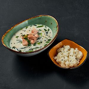 Сливочный с лососем