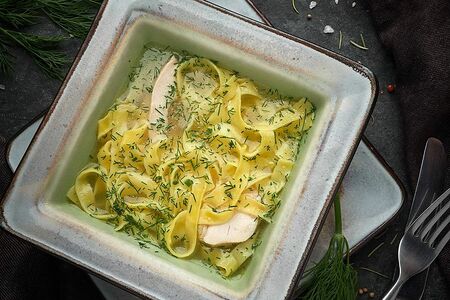 Куриная лапша