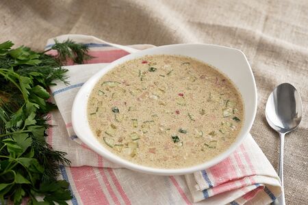 Окрошка на минералке