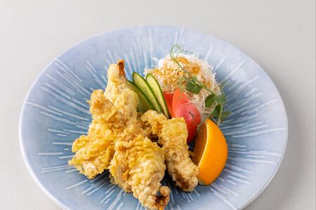 Куриная грудка в кляре темпура