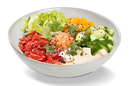 Поке с лососем