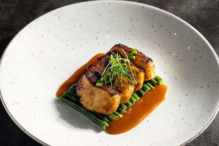 Палтус в мисо-соусе