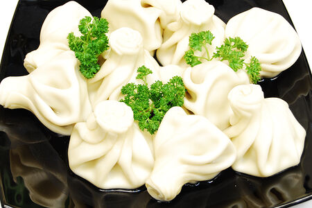 Хинкали с бараниной