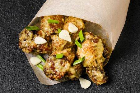 Чесночные крылья