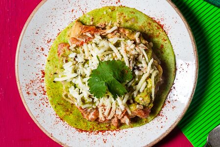 Тако Рахас рохо овощной