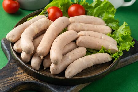 Сосиски куриные сливочные с сыром замороженные