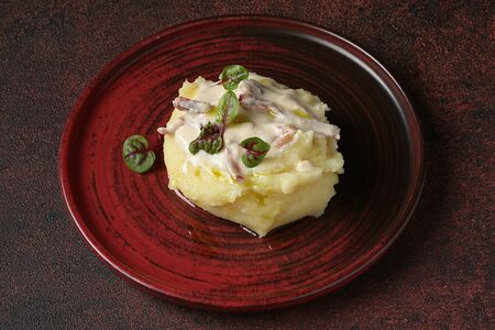 Картофельное пюре с беконом